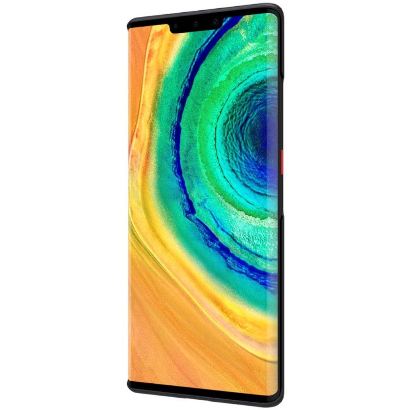 Etui Huawei Mate 30 Pro Czerwony Czarny Sztywny Matowy Nillkin