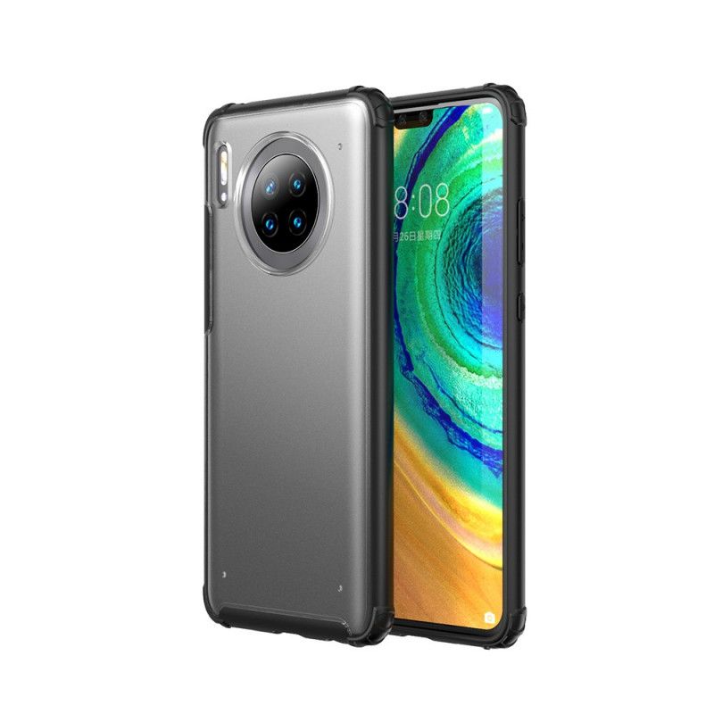 Etui Huawei Mate 30 Pro Czerwony Czarny Zbroja Z Efektem Metalu