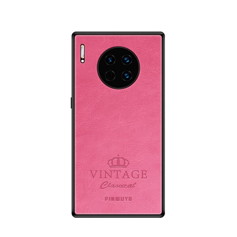 Etui Huawei Mate 30 Pro Magenta Czarny Honorowy Rocznik Pinwuyo