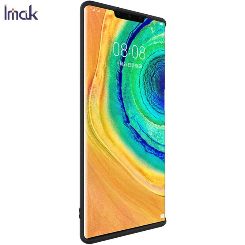 Etui Huawei Mate 30 Pro Zielony Czarny Mata Silikonowa Serii Uc-1 Imak