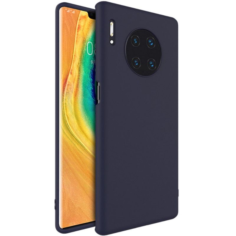 Etui Huawei Mate 30 Pro Zielony Czarny Mata Silikonowa Serii Uc-1 Imak