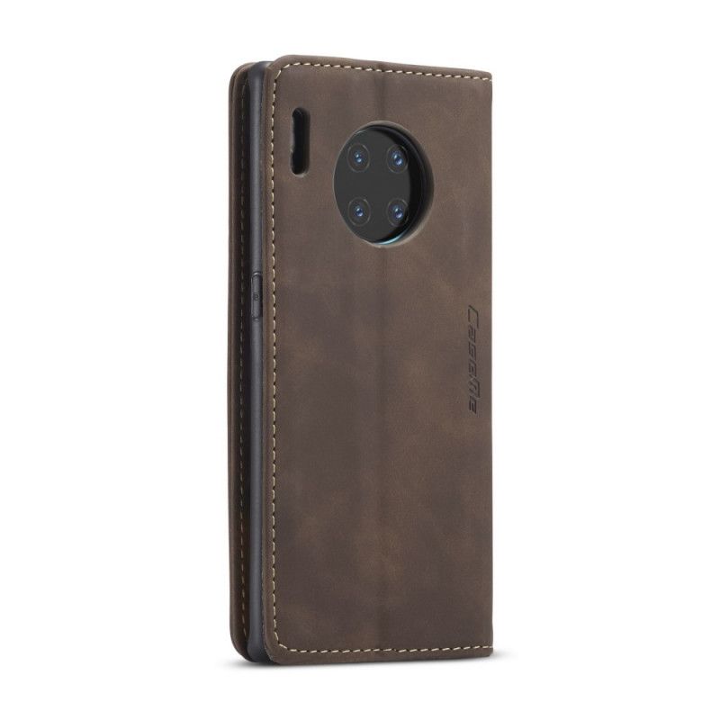 Flip Kotelot Huawei Mate 30 Pro Granatowy Czarny Etui Z Imitacji Skóry Etui Ochronne