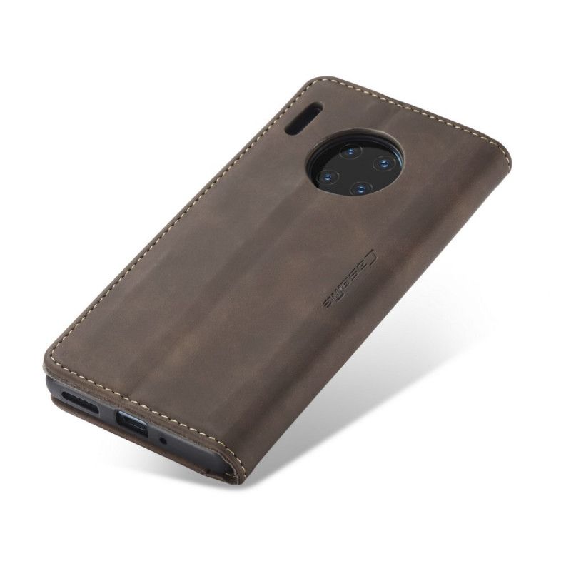 Flip Kotelot Huawei Mate 30 Pro Granatowy Czarny Etui Z Imitacji Skóry Etui Ochronne