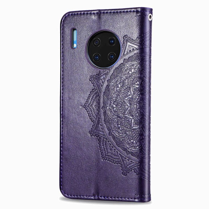 Obudowa Huawei Mate 30 Pro Szary Czarny Mandala W Średnim Wieku