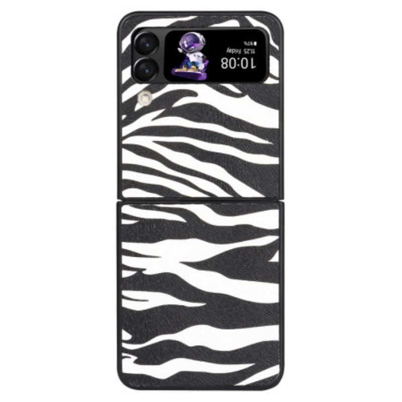 Futerały do Samsung Galaxy Z Flip 4 Etui Folio Zebra