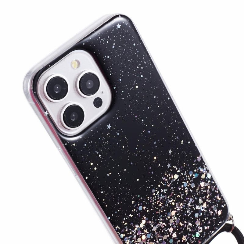 Etui Do iPhone 16 Pro Max Cekinowy Sznurek