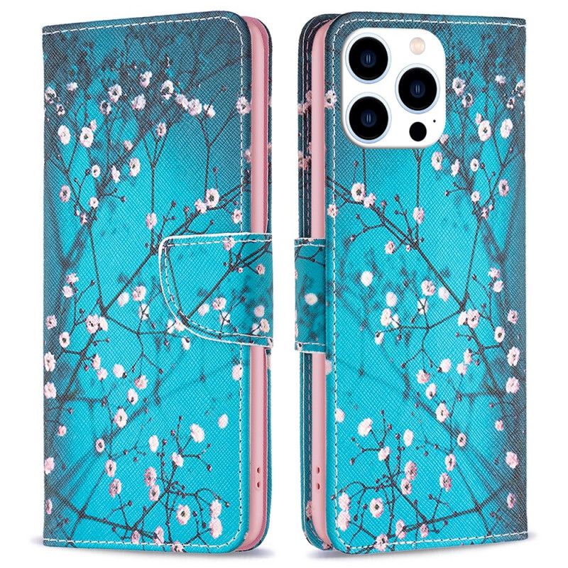 Etui Folio Do iPhone 16 Pro Max Kwitnące Gałęzie