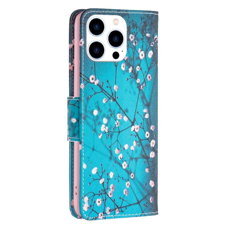 Etui Folio Do iPhone 16 Pro Max Kwitnące Gałęzie