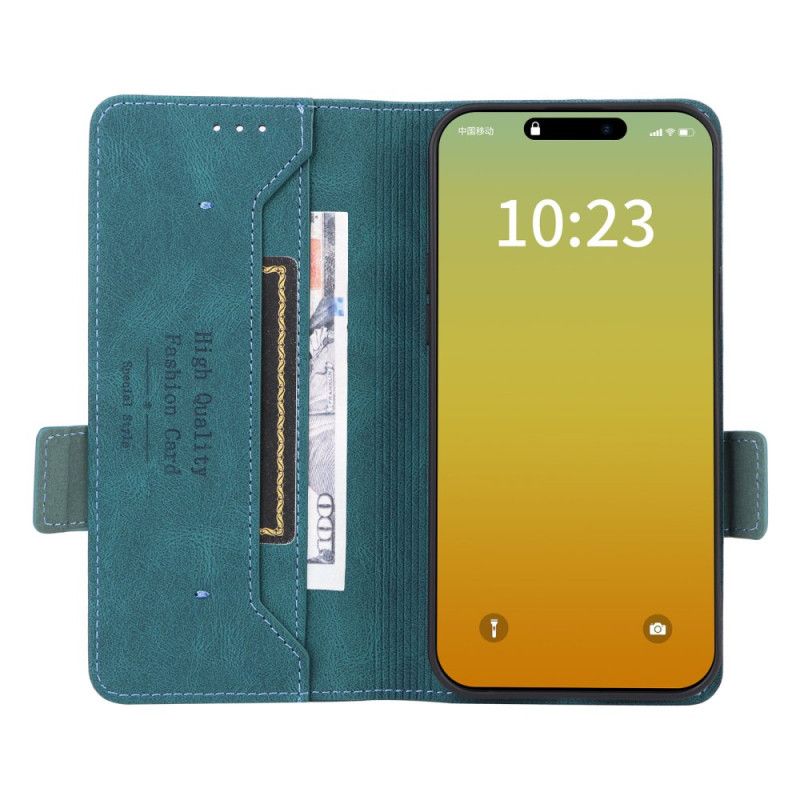 Etui Folio Do iPhone 16 Pro Max Styl Retro