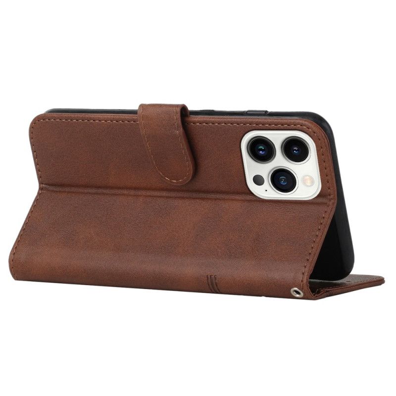 Etui Folio iPhone 16 Pro Max Biznes W Lanière Etui Ochronne