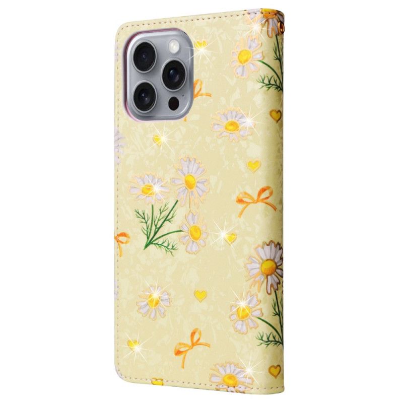 Etui Folio iPhone 16 Pro Max Blokowanie Rfid Floralies