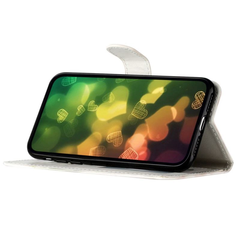 Etui Folio iPhone 16 Pro Max Drzewo Kwitnącej Wiśni Z Paskiem