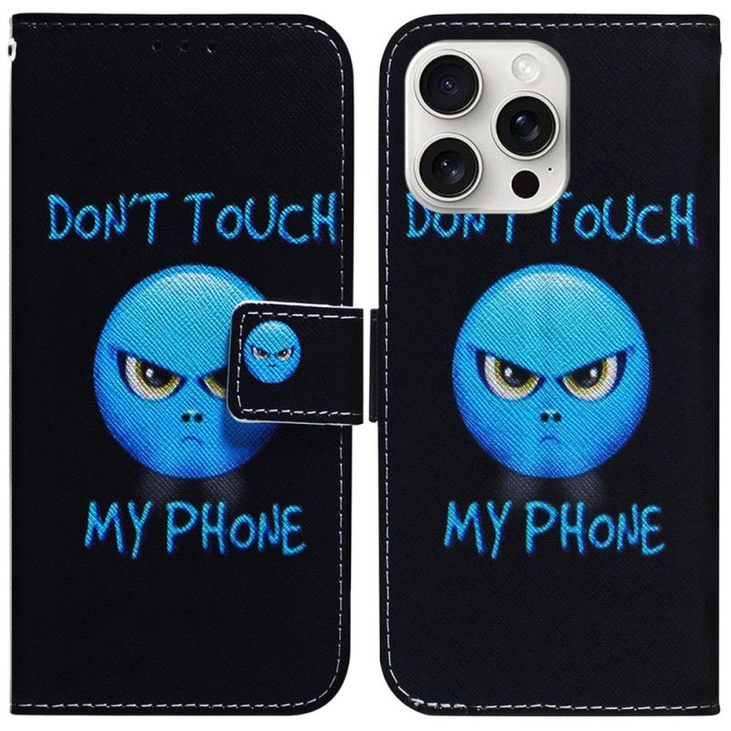 Etui Folio iPhone 16 Pro Max Emoji Telefonu