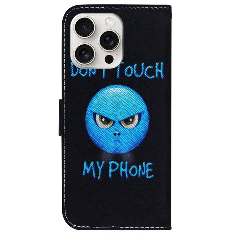 Etui Folio iPhone 16 Pro Max Emoji Telefonu