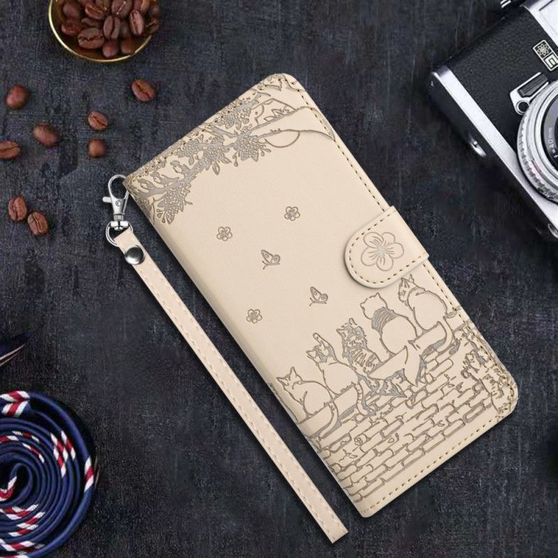 Etui Folio iPhone 16 Pro Max Historie Kotów Etui Ochronne