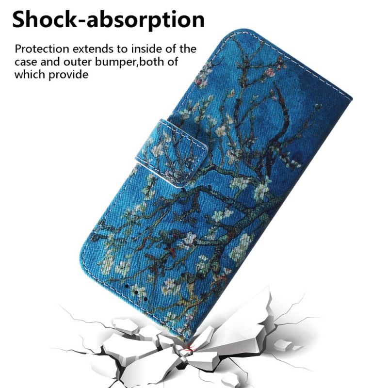 Etui Folio iPhone 16 Pro Max Kwiaty Moreli Etui Ochronne