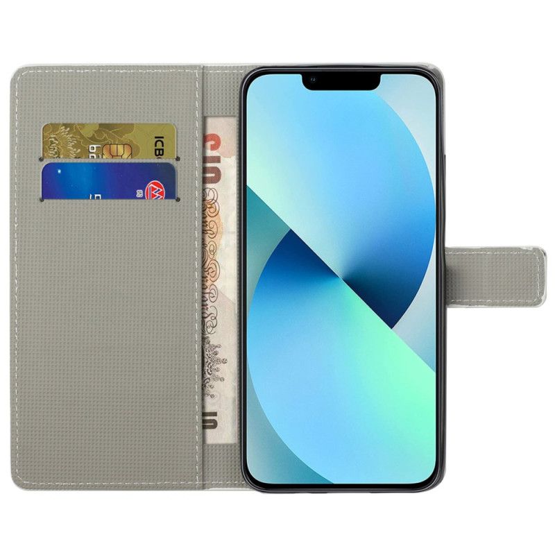 Etui Folio iPhone 16 Pro Max Kwiaty Śliwy