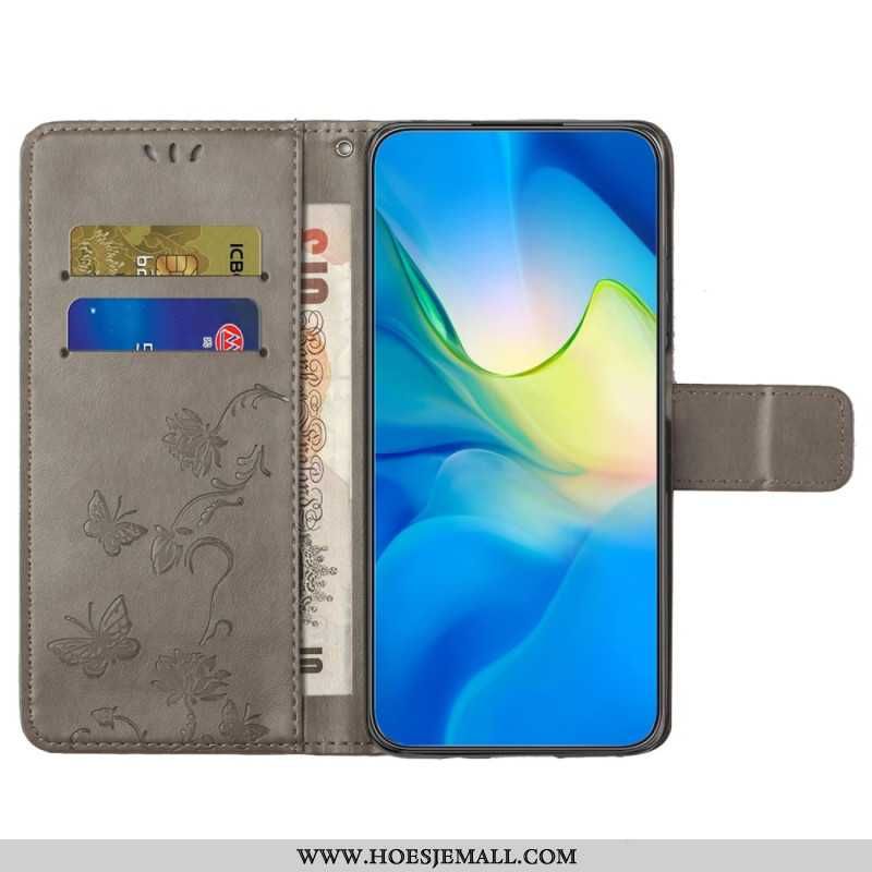 Etui Folio iPhone 16 Pro Max Motyle I Kwiaty