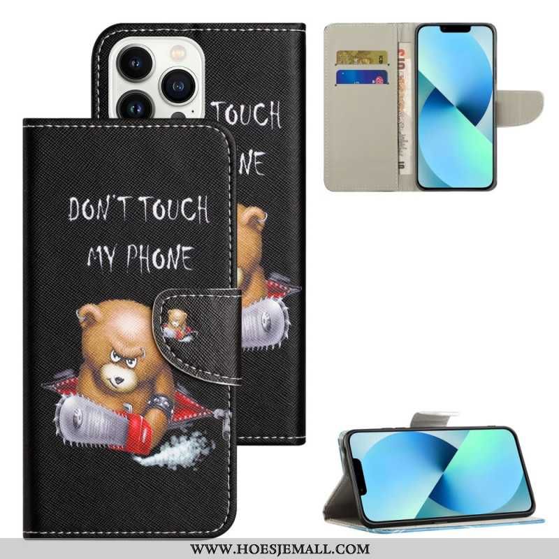 Etui Folio iPhone 16 Pro Max Niebezpieczny Niedźwiedź