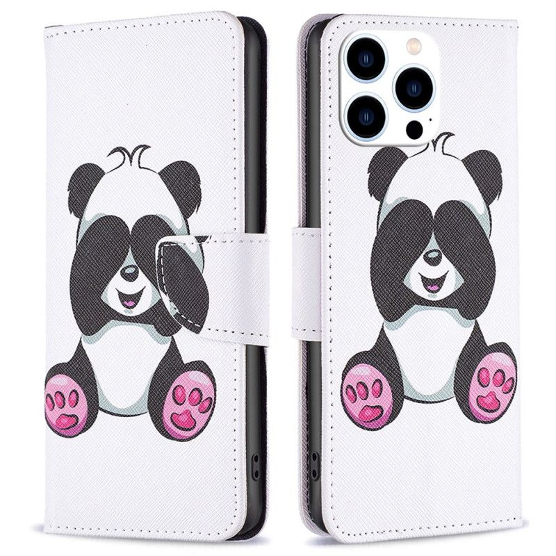 Etui Folio iPhone 16 Pro Max Panda Etui Ochronne