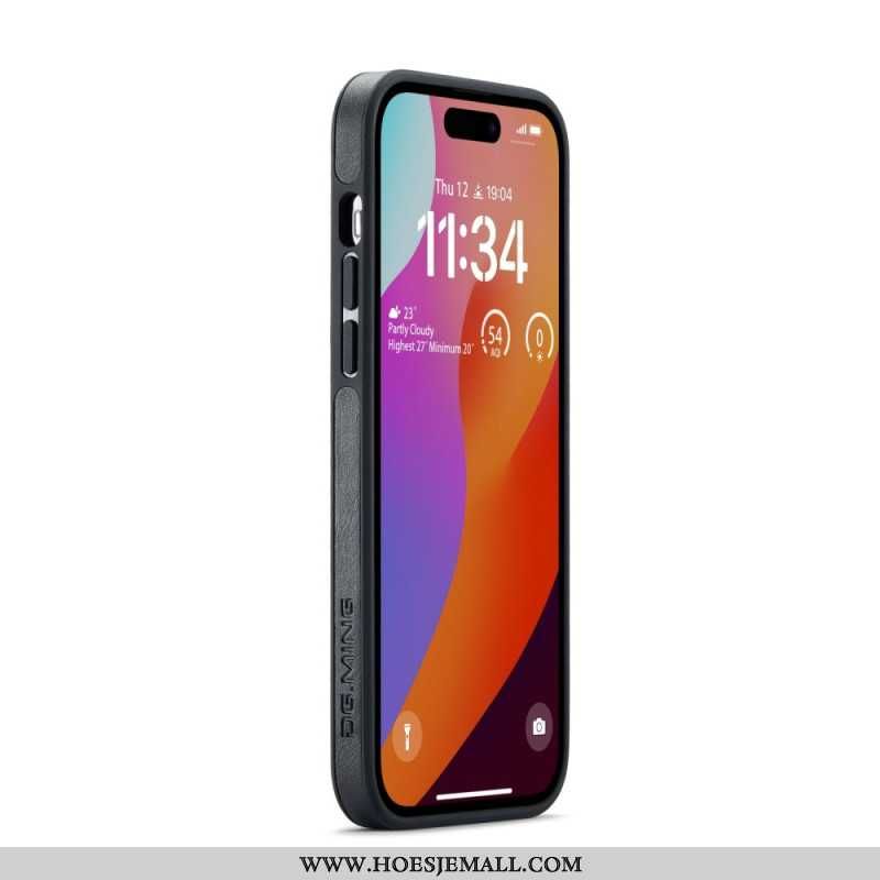 Etui iPhone 16 Pro Max Efekt Skóry Dg.ming Etui Ochronne