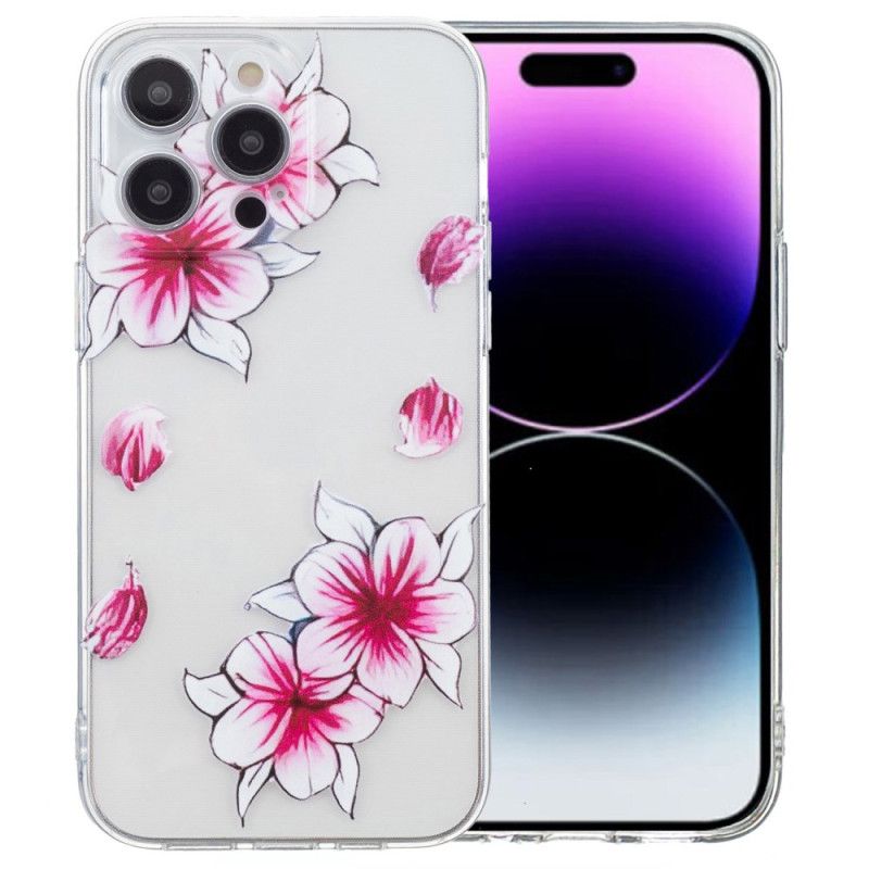 Etui iPhone 16 Pro Max Kwiaty Wiśni Etui Ochronne