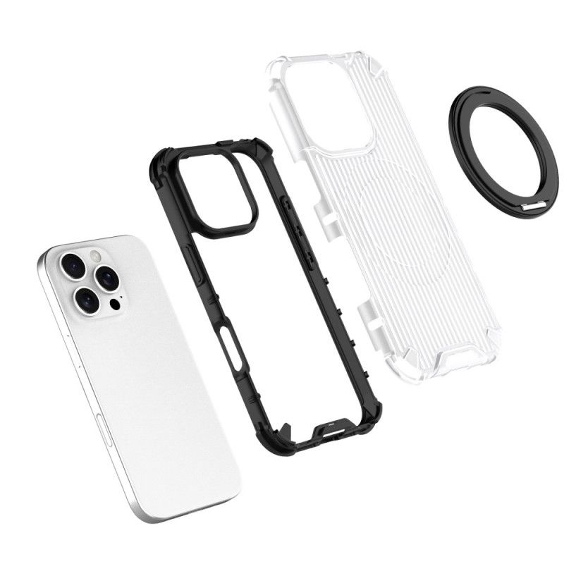 Etui iPhone 16 Pro Max Magnetyczny Uchwyt Obrotowy