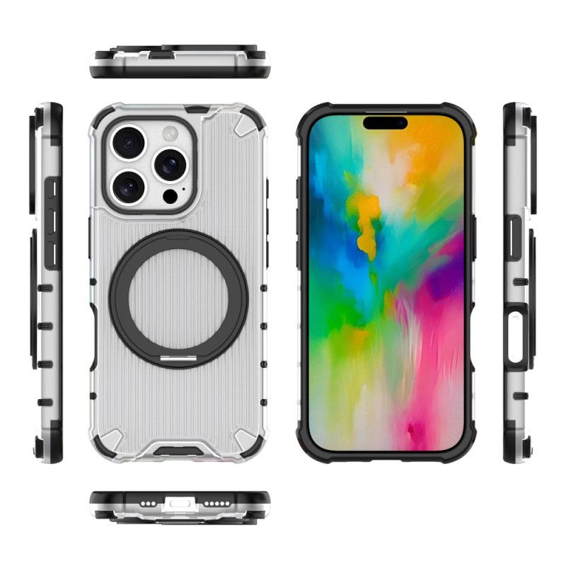 Etui iPhone 16 Pro Max Magnetyczny Uchwyt Obrotowy