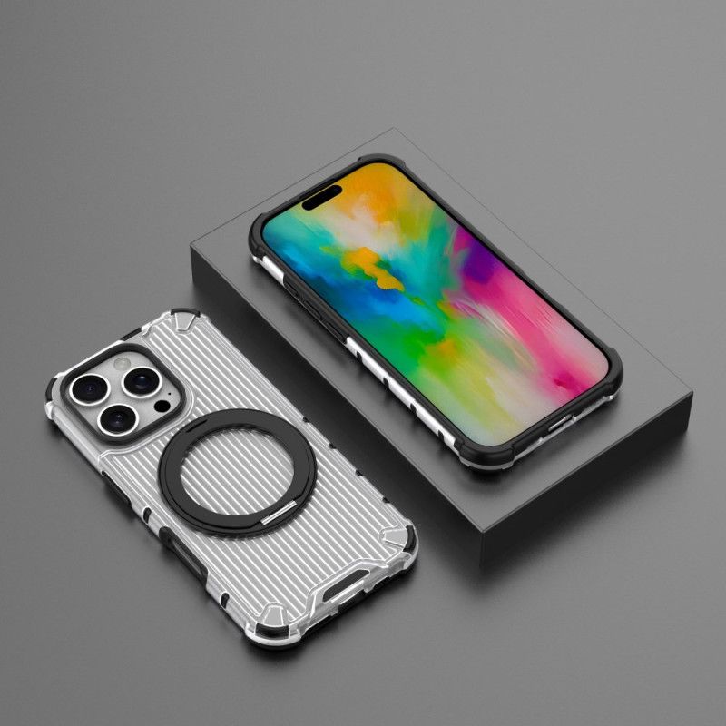 Etui iPhone 16 Pro Max Magnetyczny Uchwyt Obrotowy