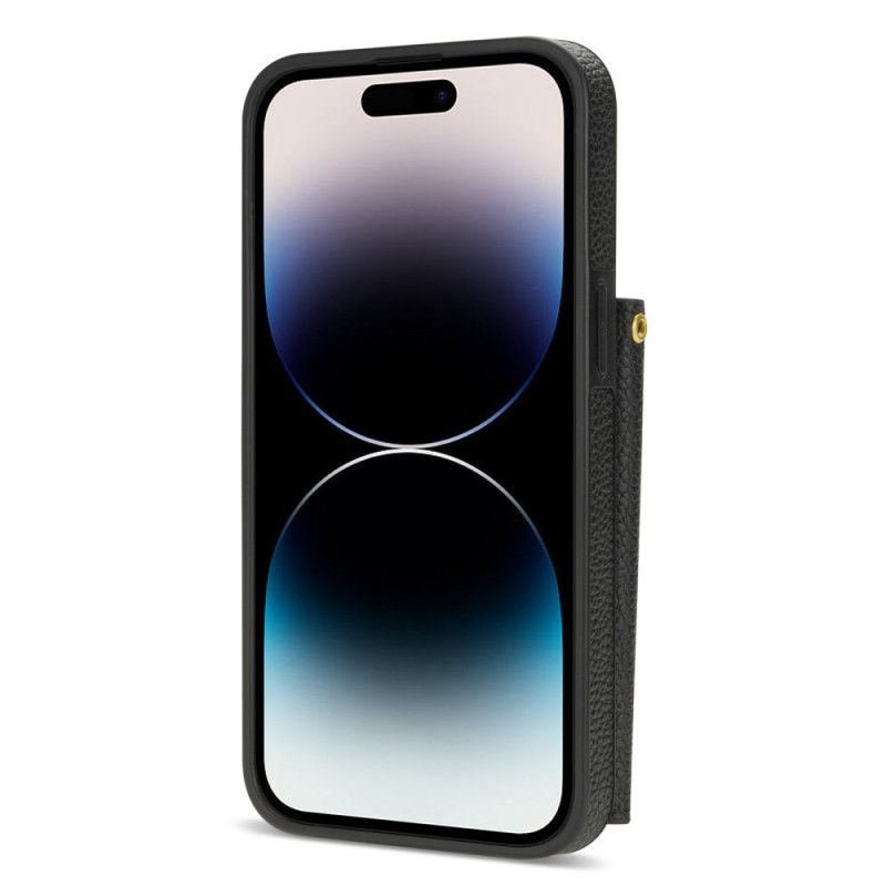 Etui iPhone 16 Pro Max Etui Na Karty I Pasek Na Ramię