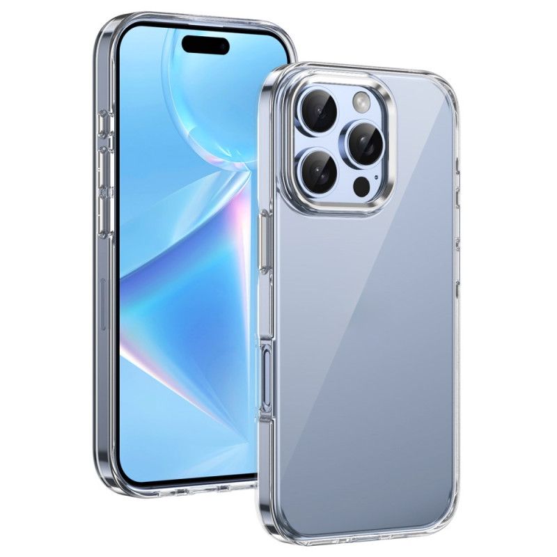 Etui iPhone 16 Pro Max Rama Aparatu Z Efektem Metalu