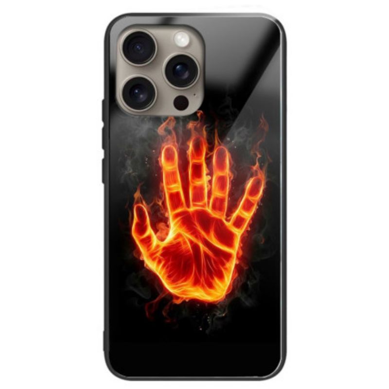 Etui iPhone 16 Pro Max Szkło Hartowane Typu Fire Palm