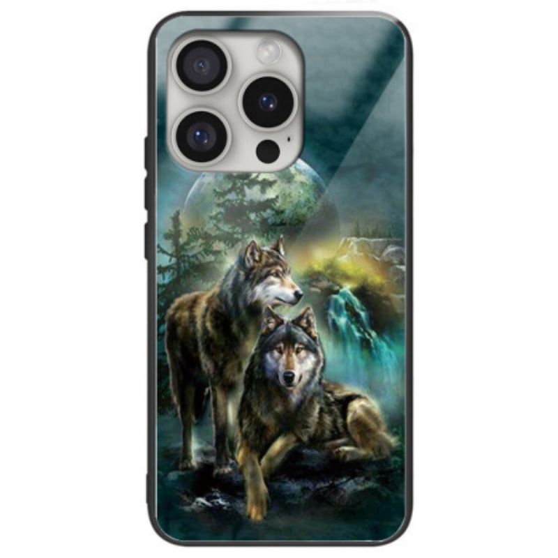 Etui iPhone 16 Pro Max Wilki Ze Szkła Hartowanego