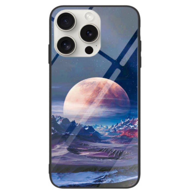 Futerały iPhone 16 Pro Max Etui Na Telefon Szkło Hartowane White Planet