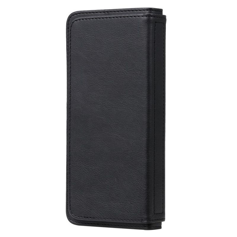 Etui Folio Sony Xperia 1 II Granatowy Czarny Wielofunkcyjne Etui Na 10 Kart Etui Ochronne