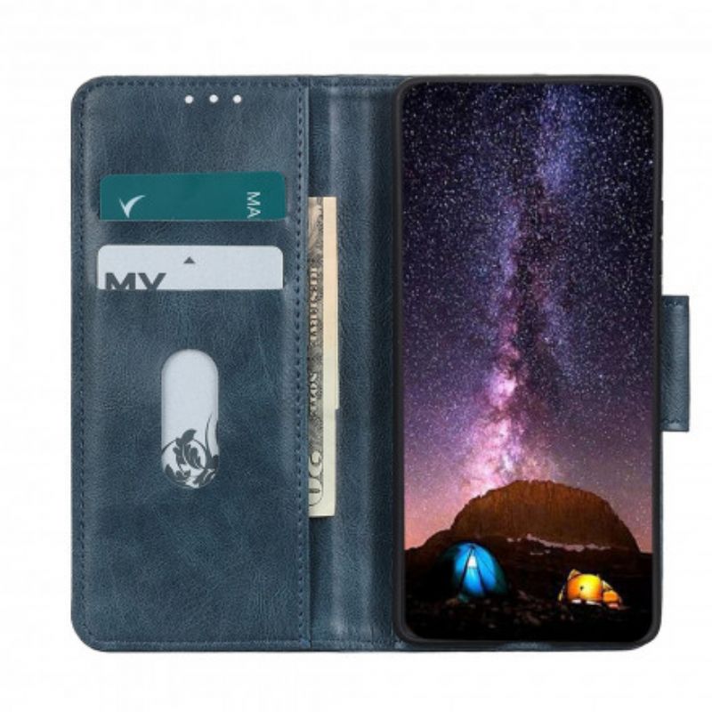 Etui Folio Oppo Reno 6 Pro 5g Skórzane Zapięcie Dwustronne