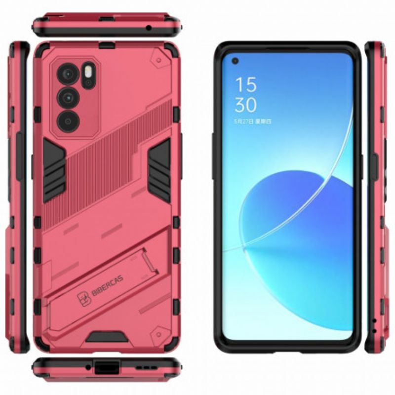 Etui Oppo Reno 6 Pro 5g Zdejmowana Podpórka Dwie Pozycje Bez Użycia Rąk