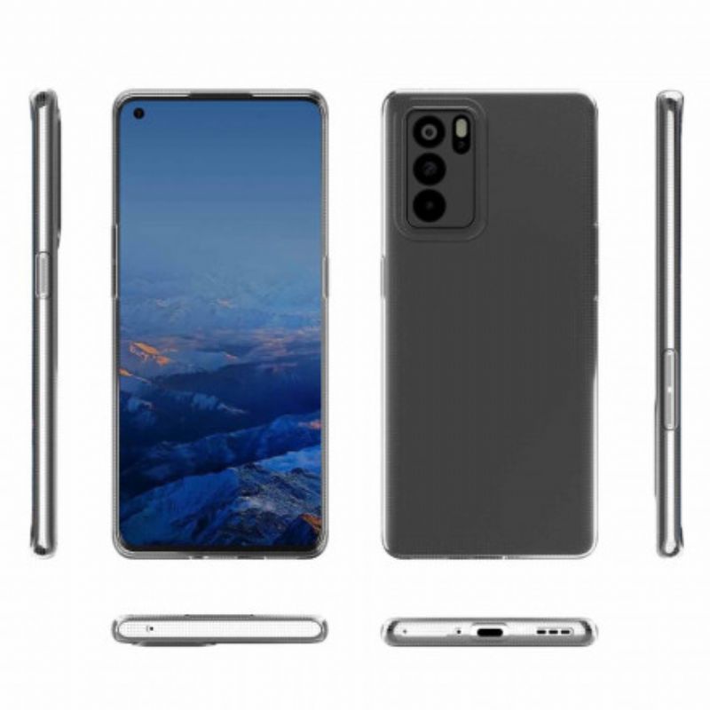 Futerały Oppo Reno 6 Pro 5g Etui Na Telefon Elastyczny Przezroczysty