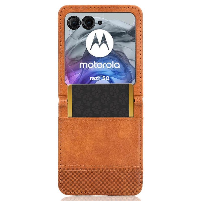 Etui Do Motorola Razr 50 Etui Na Karty Vintaga Frieze