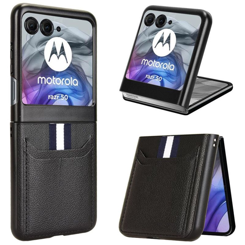 Etui Motorola Razr 50 Podwójny Uchwyt Na Kartę Etui Ochronne