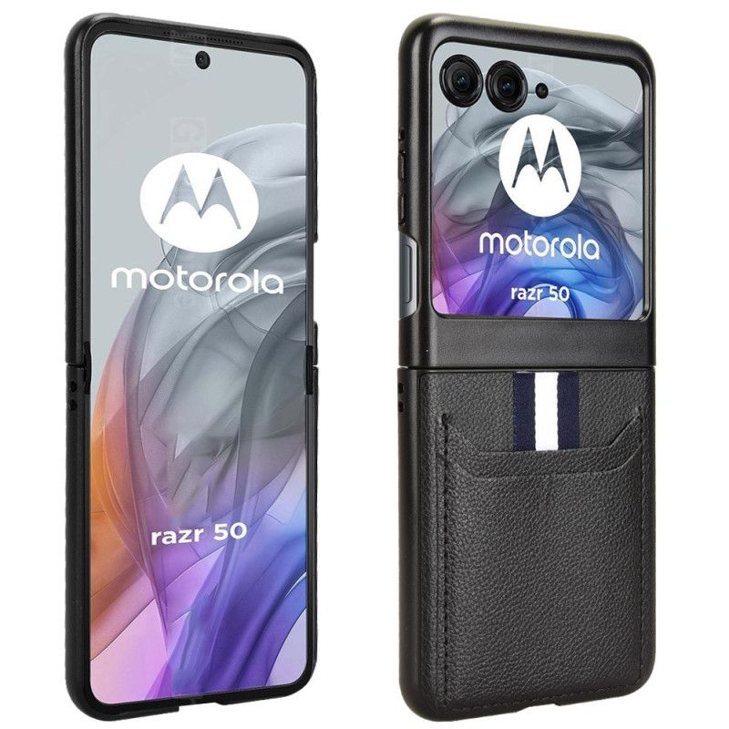 Etui Motorola Razr 50 Podwójny Uchwyt Na Kartę Etui Ochronne