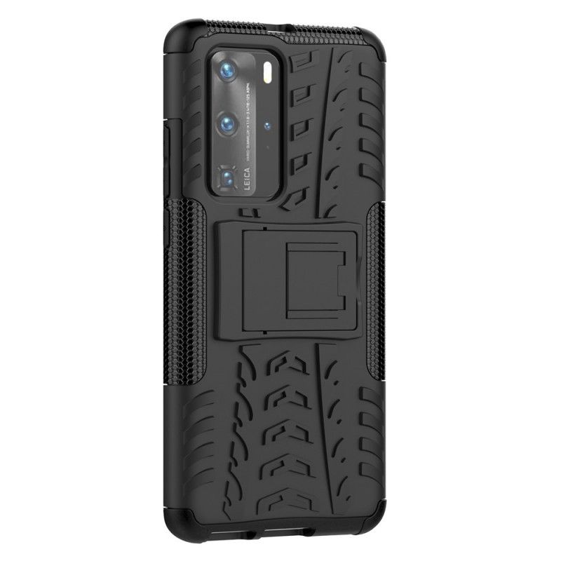 Etui Huawei P40 Pro Biały Czarny Ultra Odporny