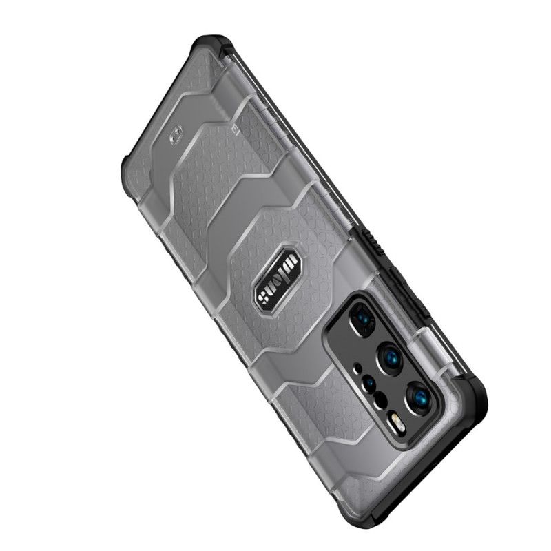 Etui Huawei P40 Pro Czerwony Czarny Ultra Odporna Seria Explorer Etui Ochronne