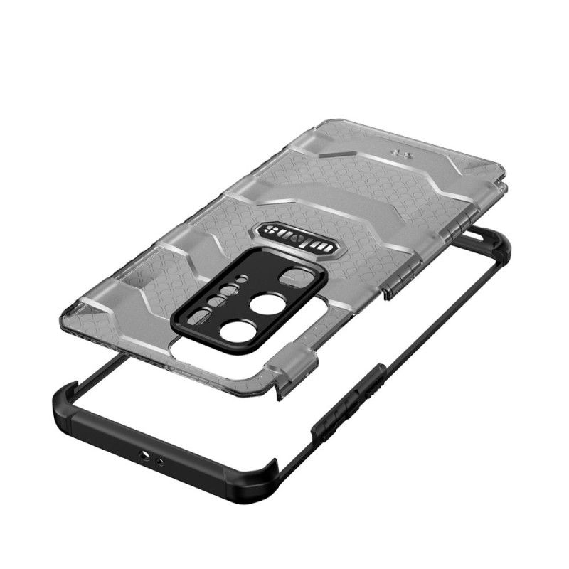 Etui Huawei P40 Pro Czerwony Czarny Ultra Odporna Seria Explorer Etui Ochronne