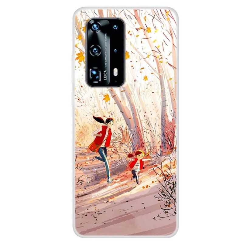 Etui Huawei P40 Pro Jesienny Krajobraz Etui Ochronne