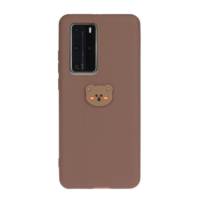 Etui Huawei P40 Pro Kocham Cię Mój Pluszowy Misiu Etui Ochronne