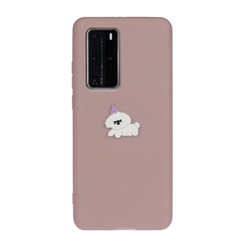 Etui Huawei P40 Pro Kocham Cię Mój Pudelku Etui Ochronne