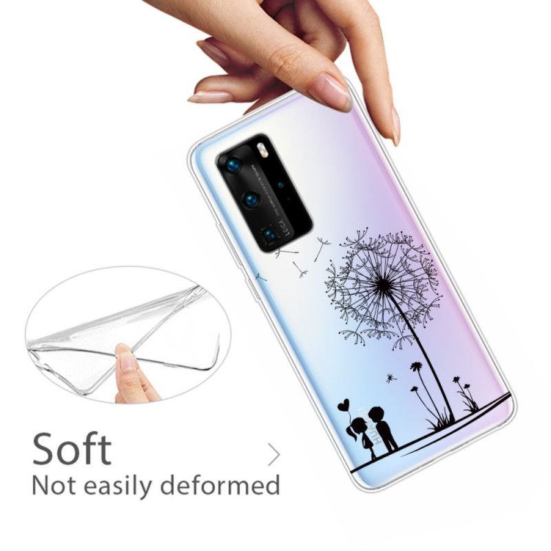 Etui Huawei P40 Pro Miłość Mniszka Lekarskiego Etui Ochronne