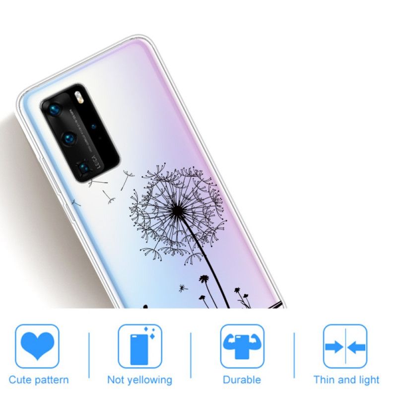 Etui Huawei P40 Pro Miłość Mniszka Lekarskiego Etui Ochronne