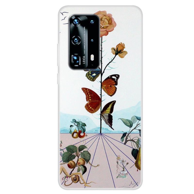 Etui Huawei P40 Pro Motyle Natury Etui Ochronne